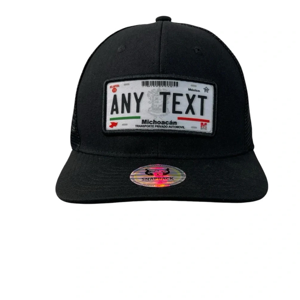 Michoacan ANY TEX Black Snapback, Any name or City Adjustable New unisex